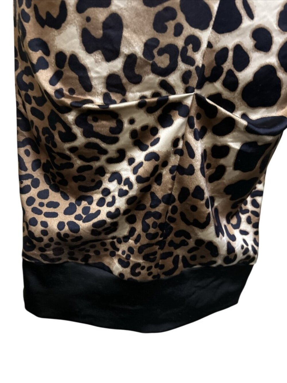 Vintage Cache Dress Leopard Print Pencil Wiggle 2 XS Pin-up Sexy Mob Wife - Picture 4 of 11